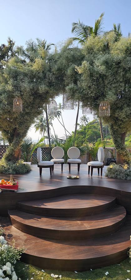 Stage and Gate / Entrance — Mehendi decor — Casa Waters